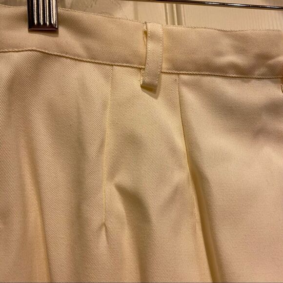 Nordstrom BP TALL SILKY Slacks Pants Cream Pro Career Pockets HighRise 13 TALL - Picture 5 of 12
